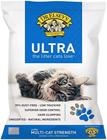 Dr. Elsey’s Premium Clumping Cat Litter - Ultra - 99.9% Dust-Free, Low Tracking, Hard Clumping, Superior Odor Control, Unscented & Natural Ingredients Pet Litter : Pet Supplies - Image 17