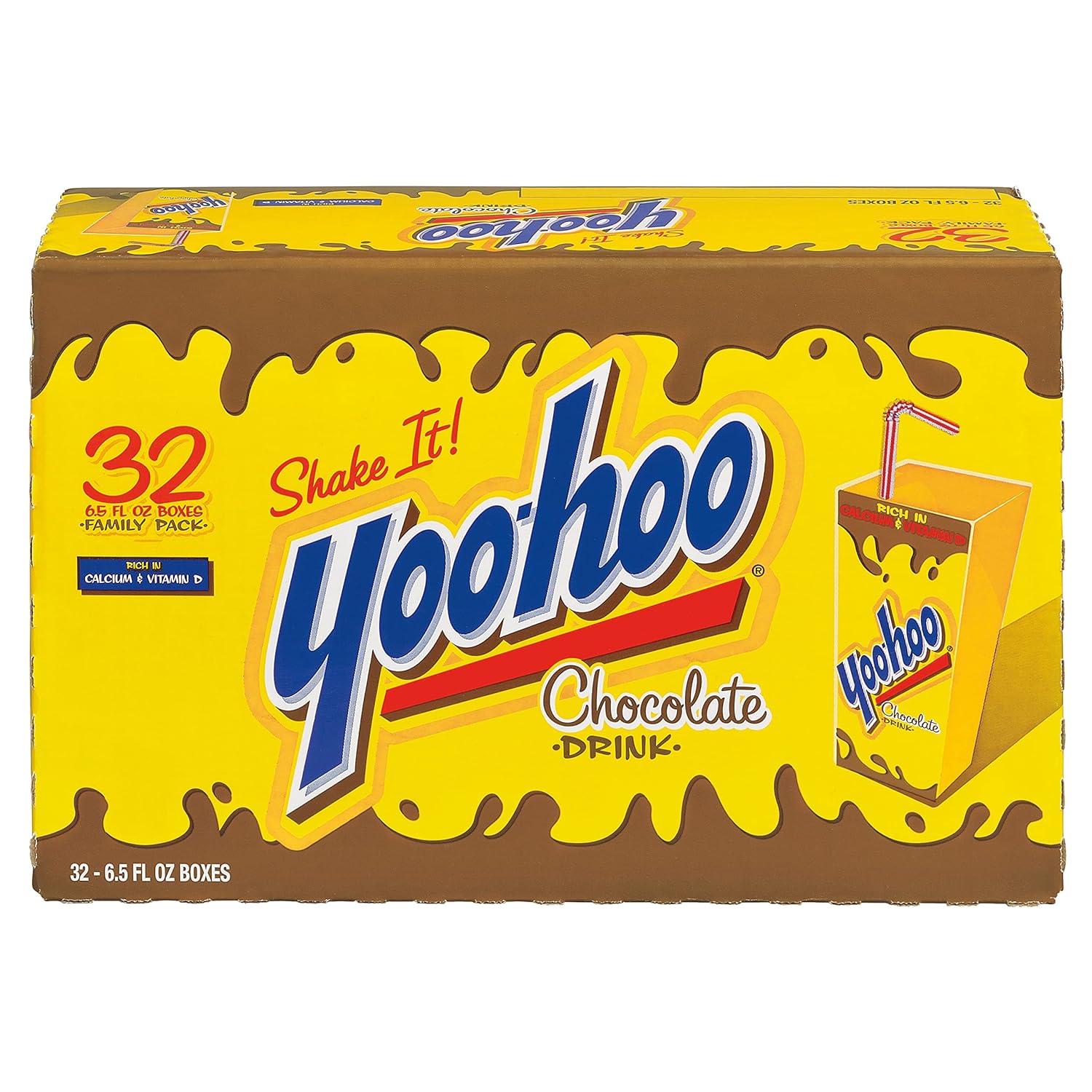 Yoo-hoo Chocolate Drink, 6.5 fl oz boxes (Pack of 32) - Image 2